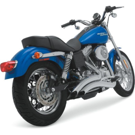 WYDECH BIG RADIUS 2-INTO-2 CHROME VANCE&HINES