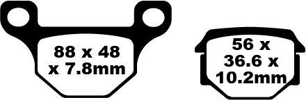 Klocki hamulcowe KH93 EBC