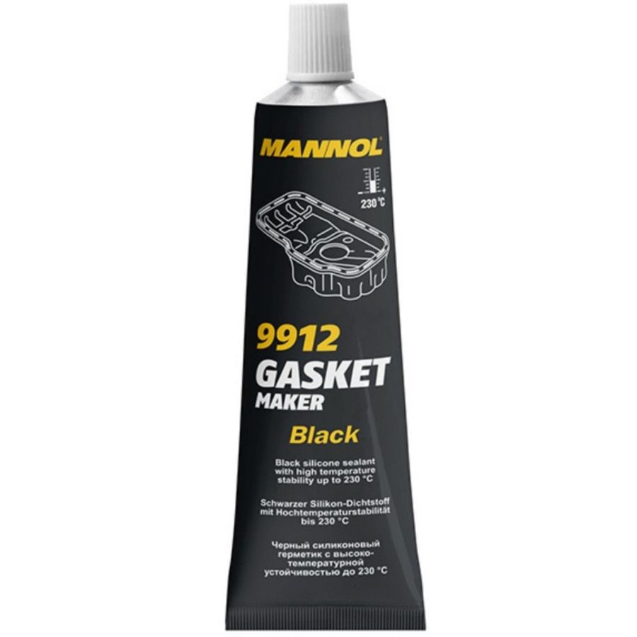 Silikon wysokotemp czarny MANNOL 85g