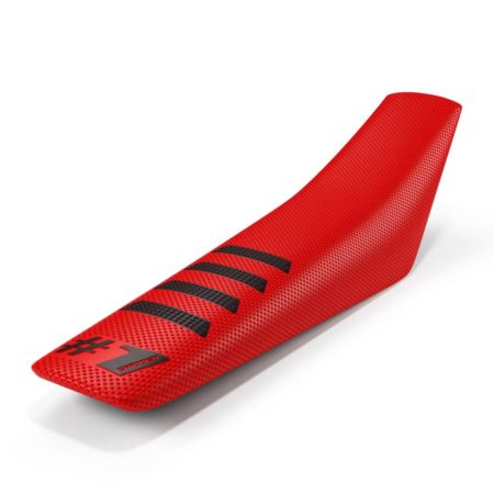 Pokrowiec na siedzenie ONEGRIPPER ribbed rd/blk