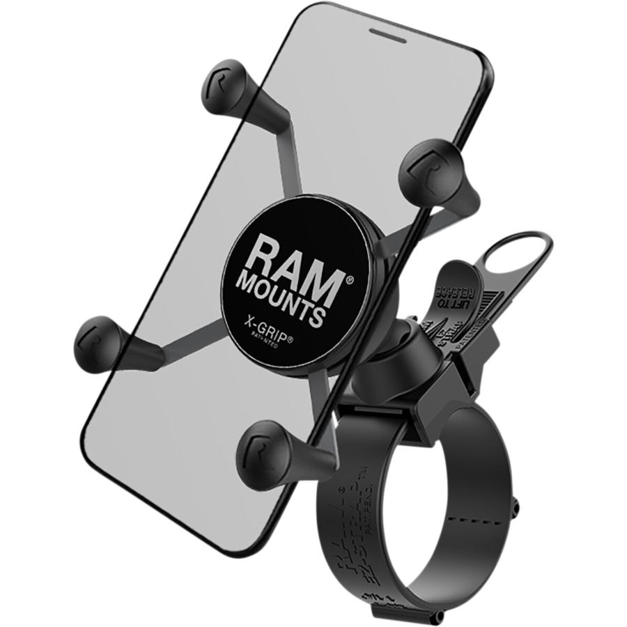 Uchwyt do telefonu x-grip® mocowaniem szynowym