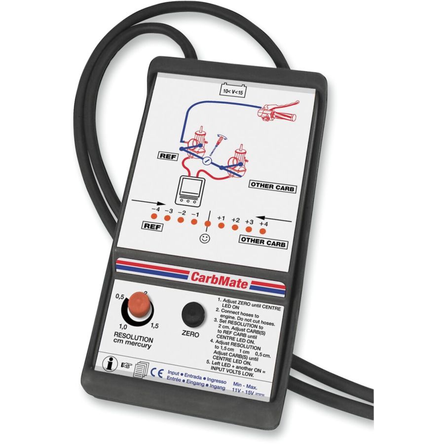 Synchronizator podciśnienia gaźnika 12V TECMATE