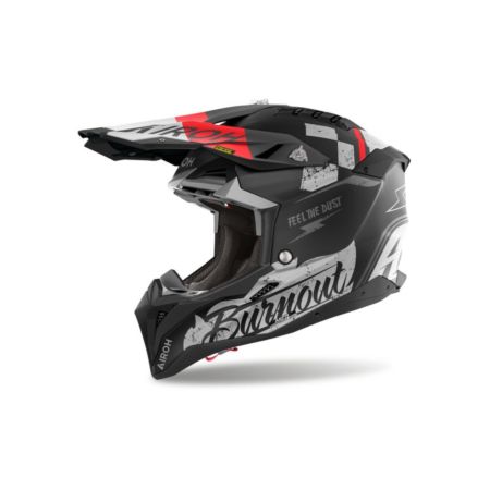 Kask AIROH AVIATOR 3 BURNOUT MATT BLACK XS