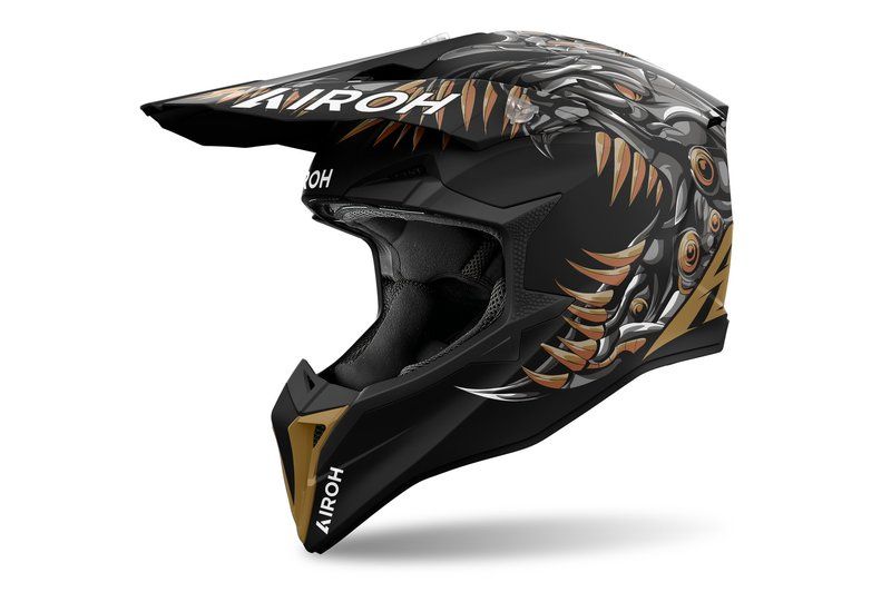 Kask AIROH WRAAAP CYBORG MATT BLACK M