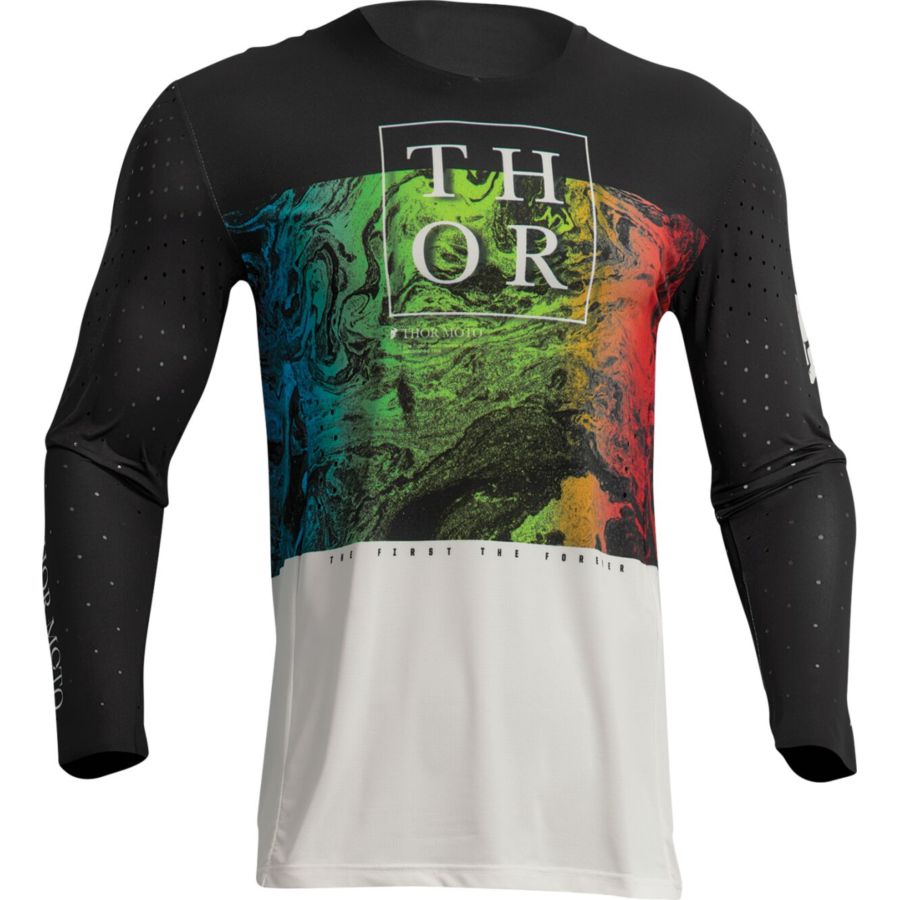 Bluza THOR prime meltr bk/wh S