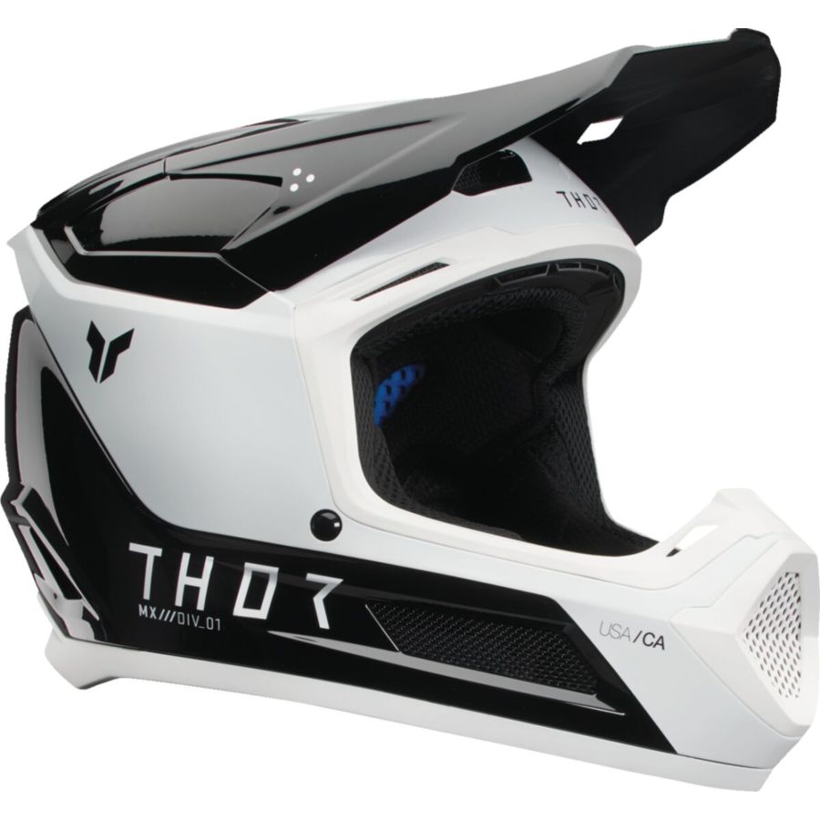 Kask THOR YOUTH FLEET STORM BK/WH czarny S