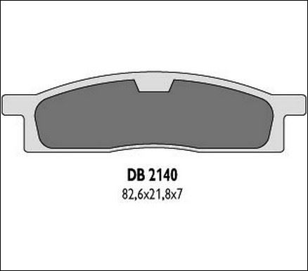 KLOCKI HAMULCOWE DELTA BRAKING KH119