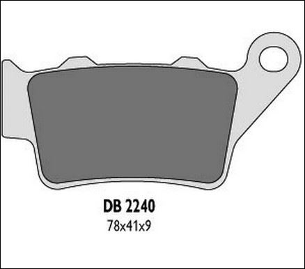 KLOCKI HAMULCOWE DELTA BRAKING KH208