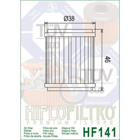 FILTR OLEJU HF141