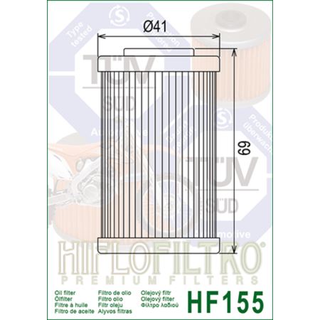 FILTR OLEJU HF155