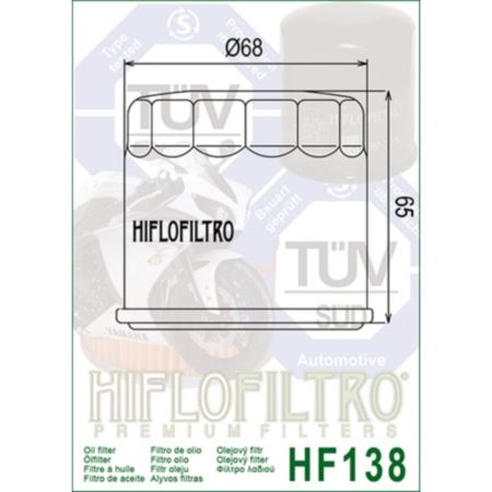 FILTR OLEJU HF138