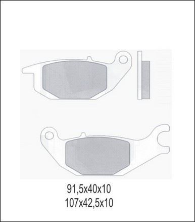 KLOCKI HAMULCOWE GALFER KH343