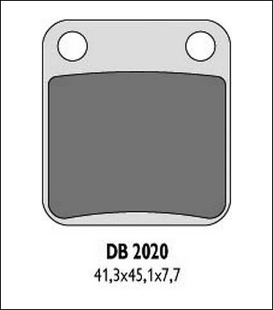 KLOCKI HAMULCOWE DELTA BRAKING KH54