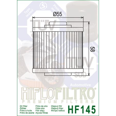 FILTR OLEJU HF145