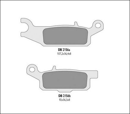 KLOCKI HAMULCOWE DELTA BRAKING KH444