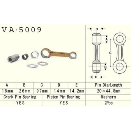 KORBOWÓD VERSAH HONDA CR 80/85 86-07