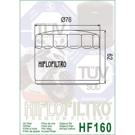 FILTR OLEJU HF160