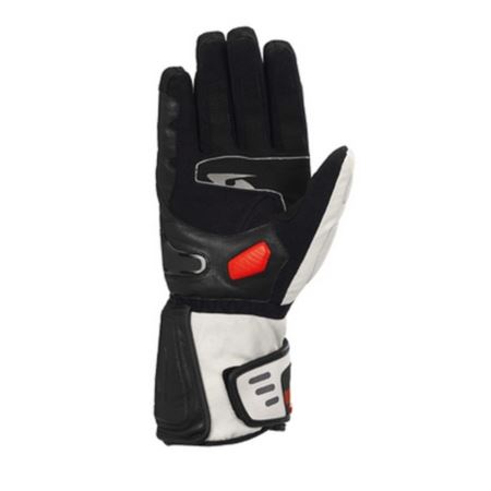 RĘKAWICE SKÓRZANE SPYKE RALLY WP GREY/BLK ROZM. L