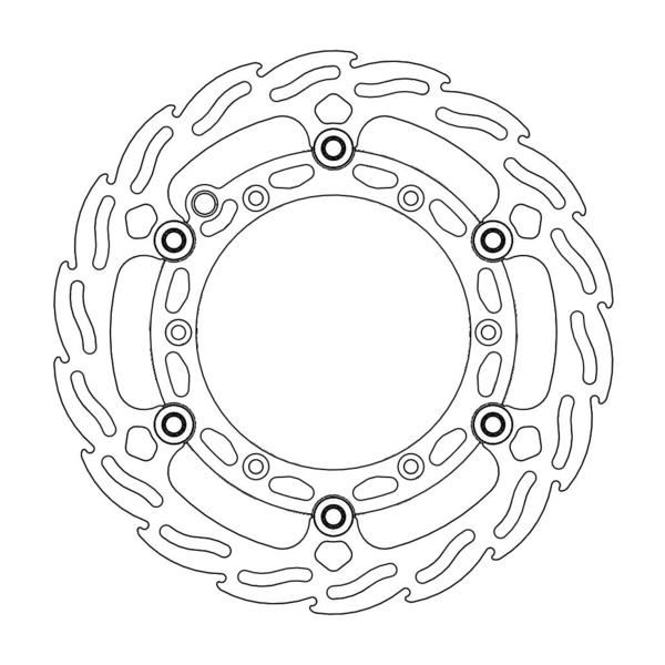 TARCZA HAMULCOWA FLAME MOTO-MASTER 260 PRZÓD KTM