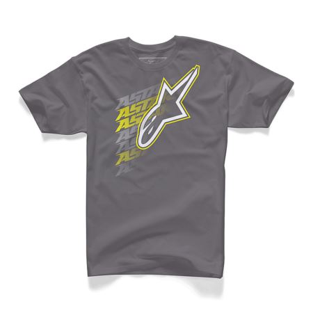 T-SHIRT ALPINESTARS LIFTED CHARCOAL R. S