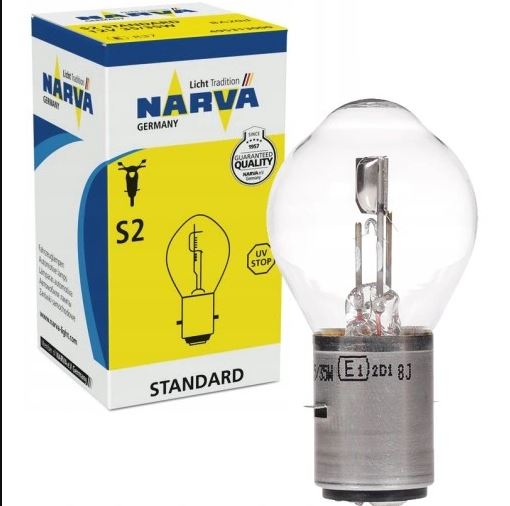 ŻARÓWKA 12V 35/35W BA20D NARVA