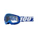 GOGLE 100% STRATA 2 YOUTH BLUE - CLEAR LENS JUNIOR