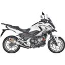 TŁUMIK AKRAPOVIC TI/CARBON NC700X 2016