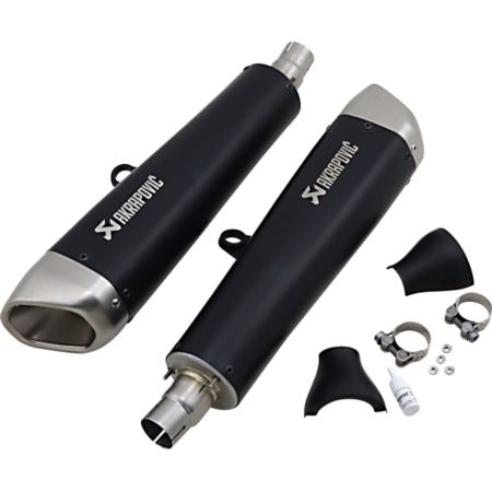 TŁUMIK AKRAPOVIC TI BK SPD TWIN