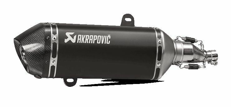 TŁUMIK AKRAPOVIC SS/CARBON BLK GTS125