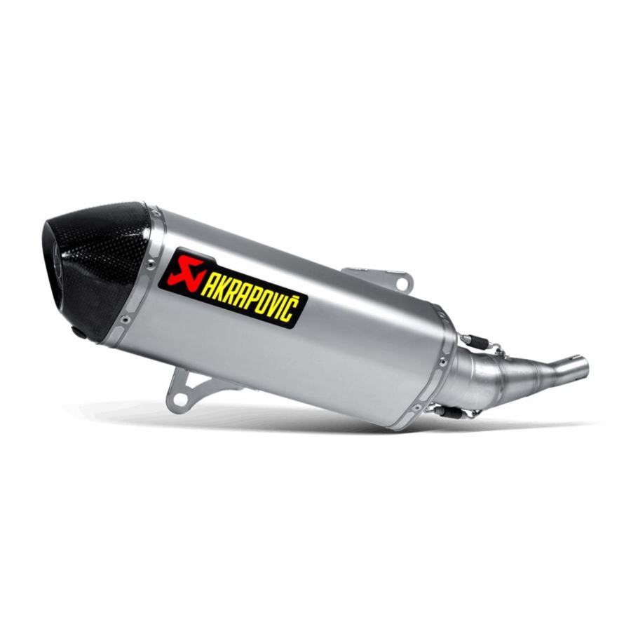 TŁUMIK AKRAPOVIC SS/CARBON X-MAX 250