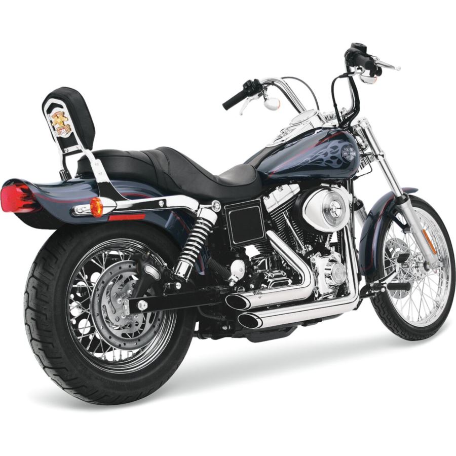 WYDECH SHORTSHOTS STAGGERED CHROME VANCE&HINES