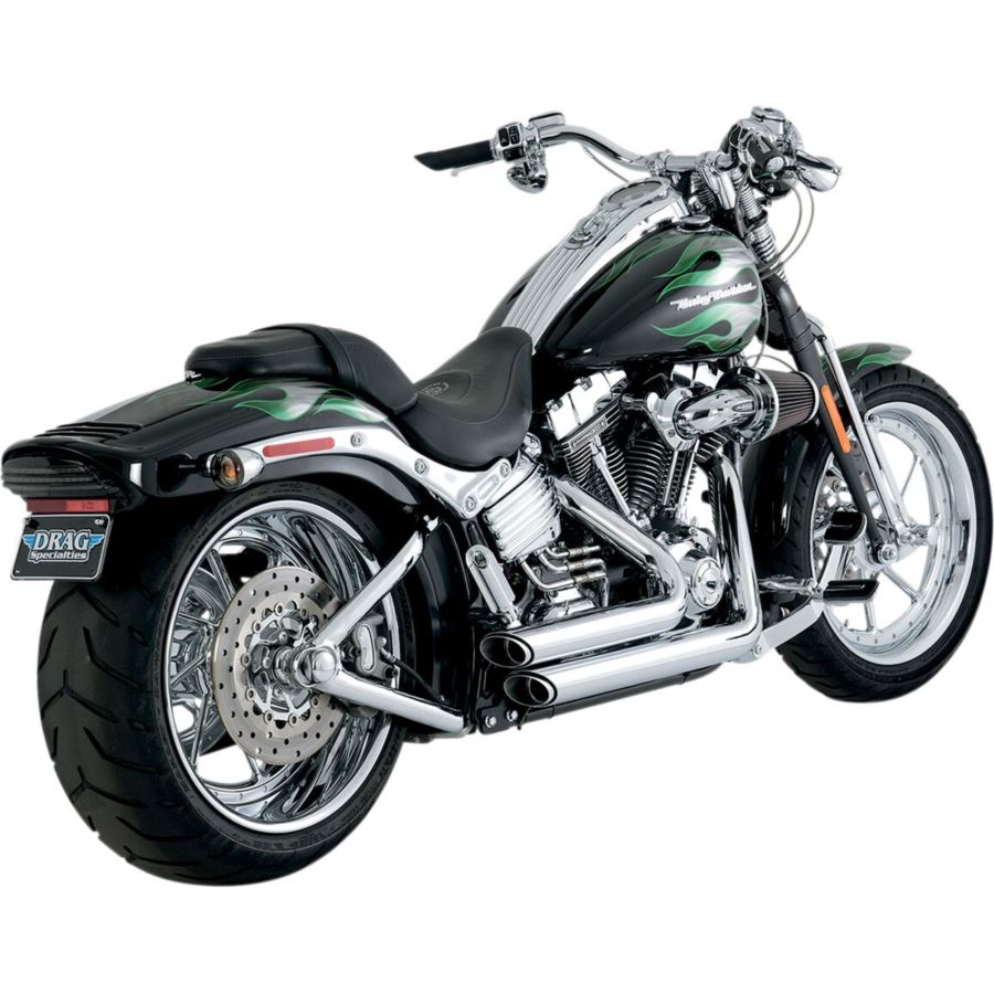 WYDECH SHORTSHOTS STAGGERED CHROME VANCE&HINES