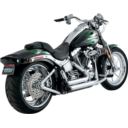 WYDECH SHORTSHOTS STAGGERED CHROME VANCE&HINES