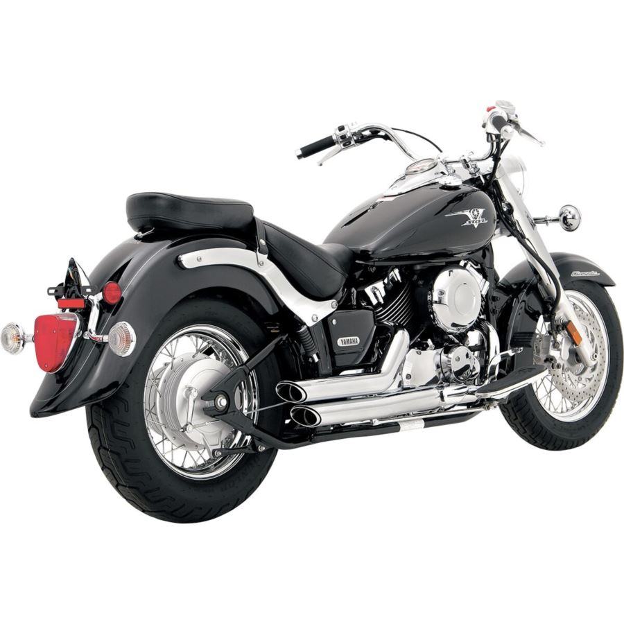 WYDECH SHORTSHOTS STAGGERED CHROME VANCE&HINES