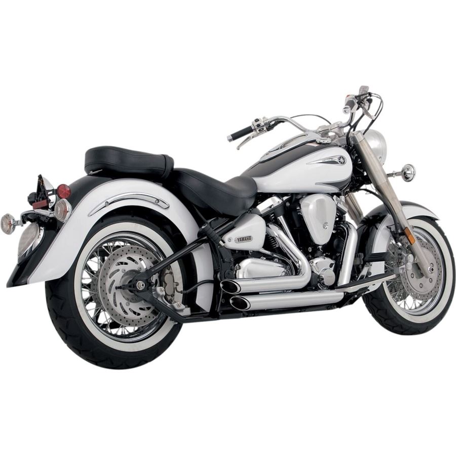 WYDECH SHORTSHOTS STAGGERED CHROME VANCE&HINES