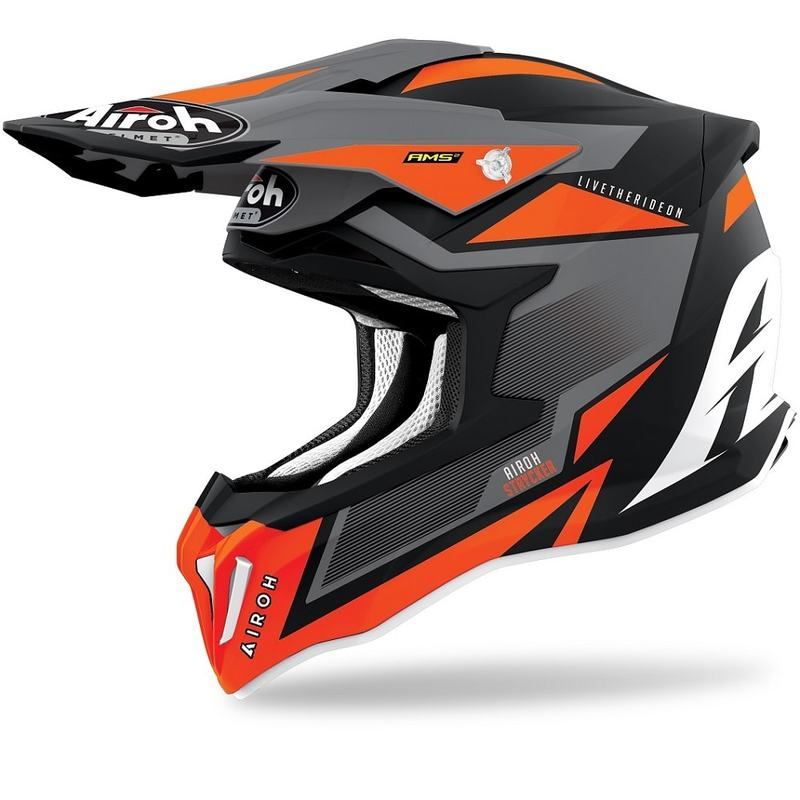 KASK AIROH STRYCKER Axe orange matt R. S