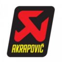 NAKLEJKA AKRAPOVIC LOGO VERTICAL 60 X 57 MM