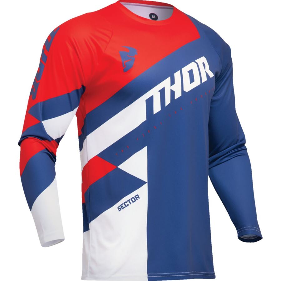 BLUZA THOR SECTOR CHECKER NV/RD R. L