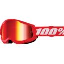 GOGLE 100% STRATA 2 JR RED MR RD