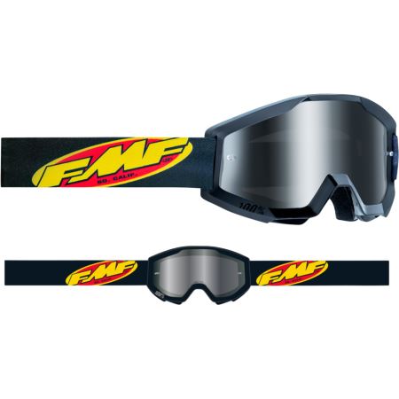 GOGLE FMF POWERCORE CORE BLACK SILVER MIRROR