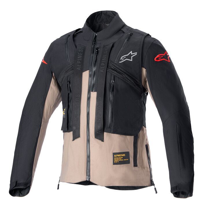 KURTKA TECHDURA ALPINESTARS BLK/BR S