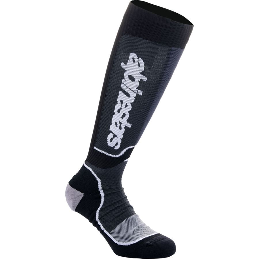 SKARPETY ALPINESTARS MX PLUS BLACK/WHITE M