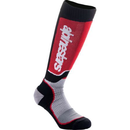 SKARPETY ALPINESTARS YTH MX+ BLK/RED/GY