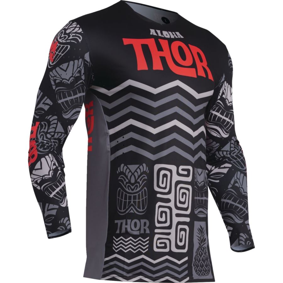 BLUZA THOR PRIME ALOHA BLK/GRAY L