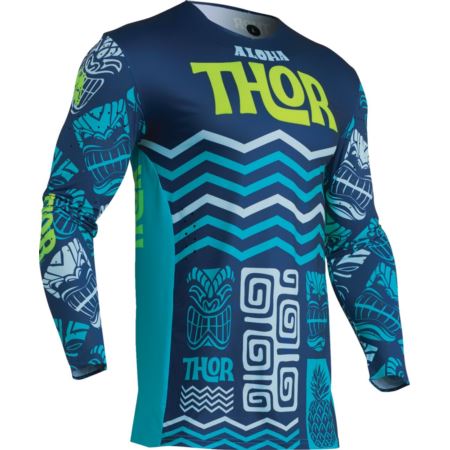 BLUZA THOR PRIME ALOHA NAVY/AQ SM