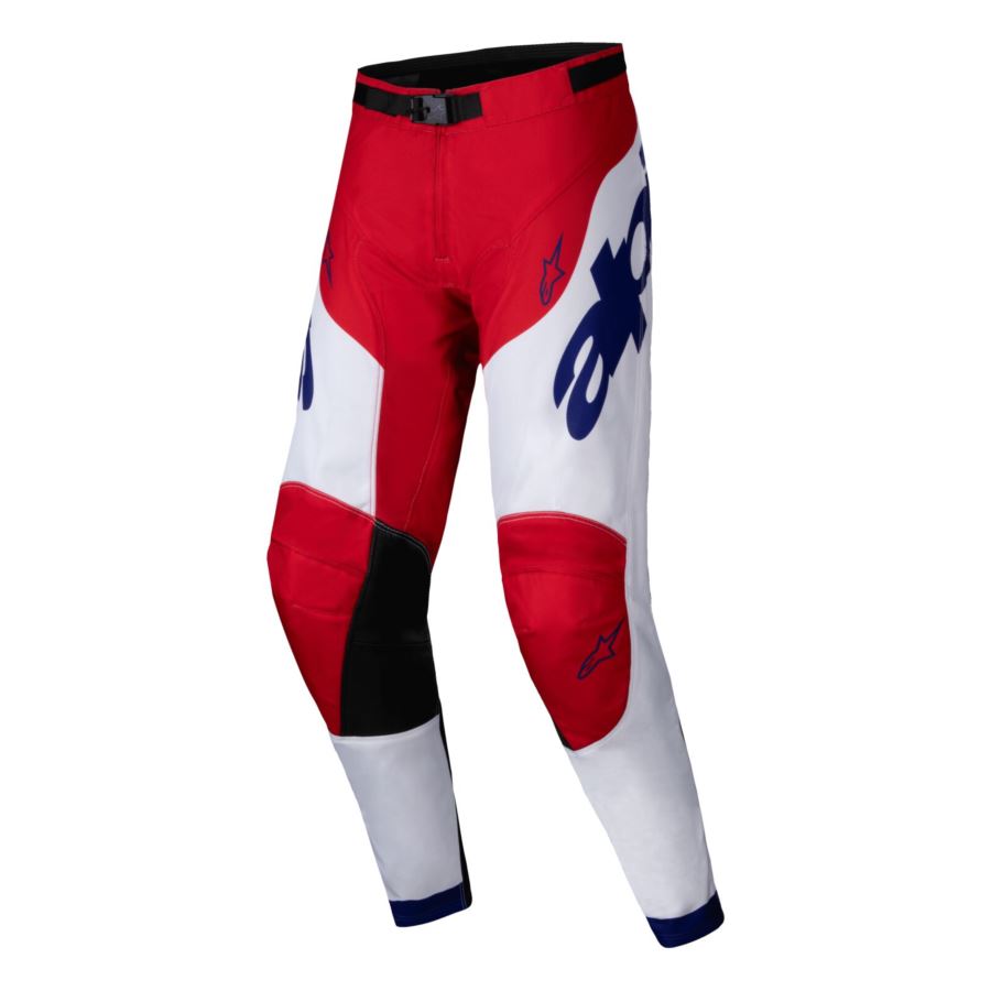 SPODNIE ALPINESTARS RACER VEIL RED/WHITE 30