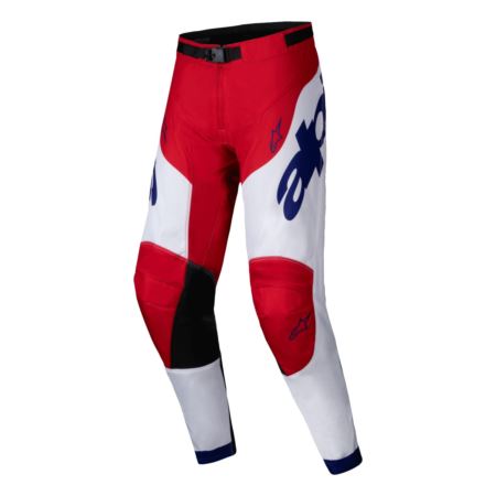 SPODNIE ALPINESTARS RACER VEIL RED/WHITE 32