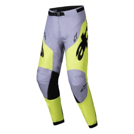 SPODNIE ALPINESTARS RACER VEIL GRAY/YELLOW 30