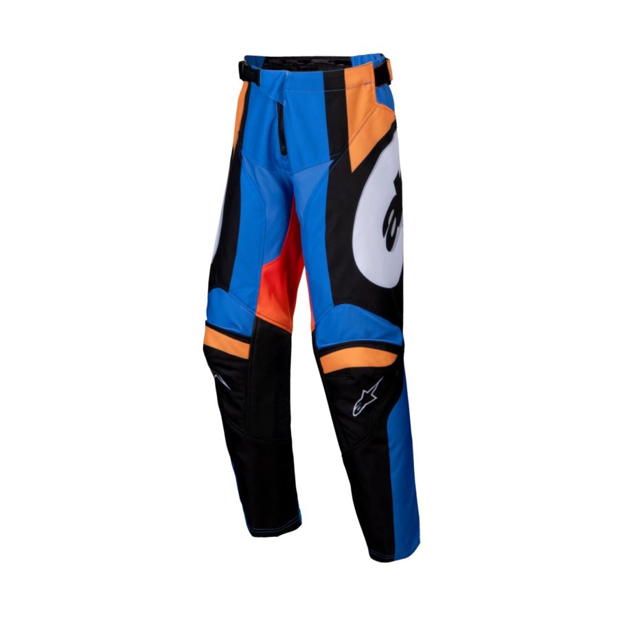 SPODNIE ALPINESTARS YTH RACER MELT ORANGE/BLU