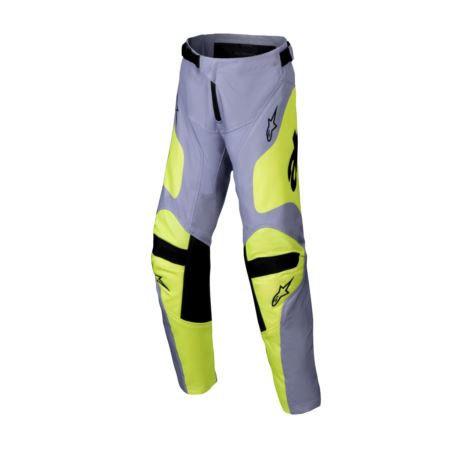 SPODNIE ALPINESTARS YTH RACER VEIL GRAY/YELLO